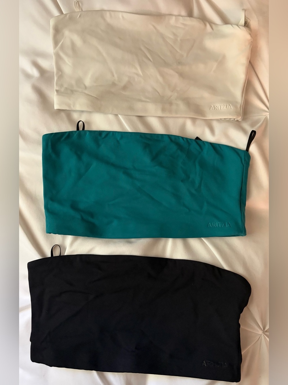 Aritzia bandeau bra tops